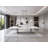 Mera White Lacquer Extendable Dining Table
