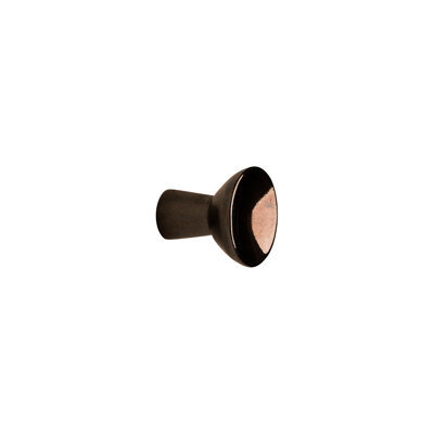 Brut Bronze Round Knob