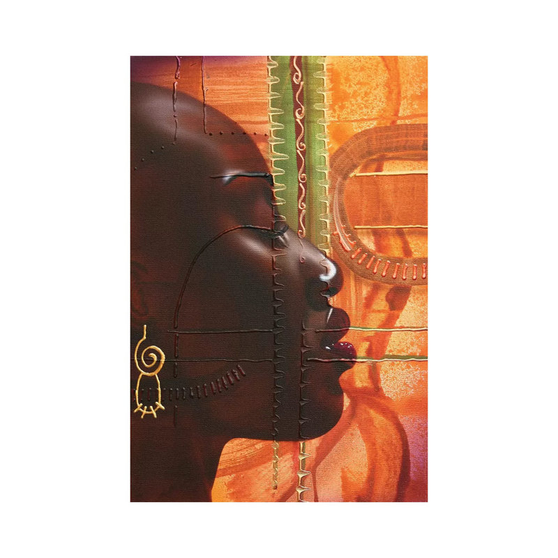 Dark And Lovely by Fred Odle - Wrapped Canvas Print, 20.32 cm H x 30.48 cm W