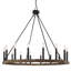 Vredenburgh 16-Light Wagon Wheel Candle Style Chandelier-132404378
