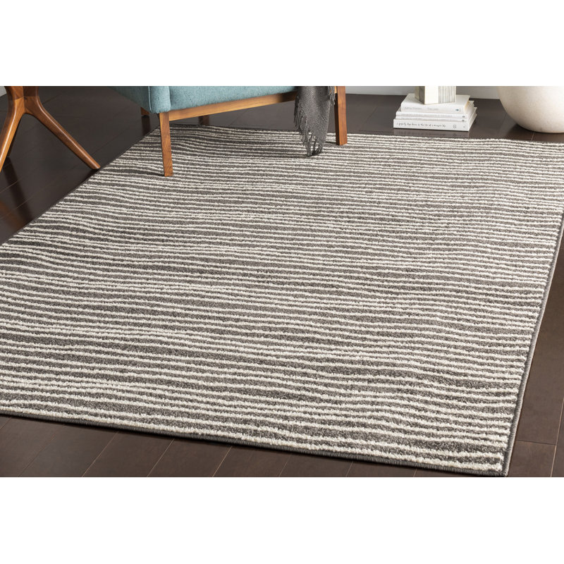 Striped Indoor Rug, Rectangle 5'3" x 7'3"