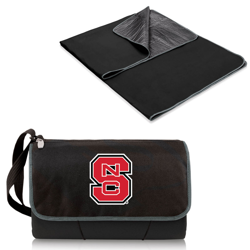 NCAA Hand Woven Throw Blanket, NC State Wolfpack, Red
