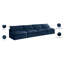 Canapé modulaire sans accoudoirs en velours de 140 po Atis-1466740269