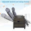 Causeuse inclinable en osier pour patio