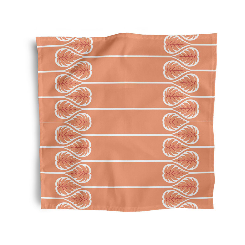 Cheslie Fern  Napkins, Orange