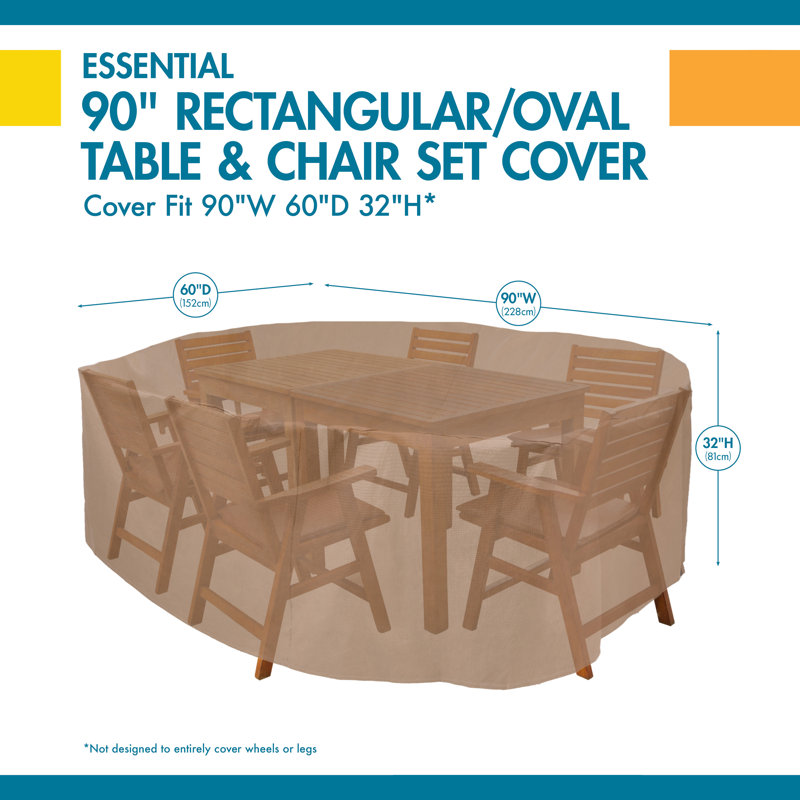 Outdoor Patio Dining Set Cover
