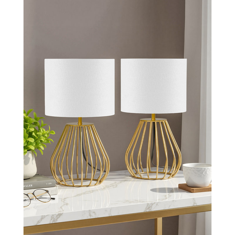  Boho 12.6" Table Lamp , Gold