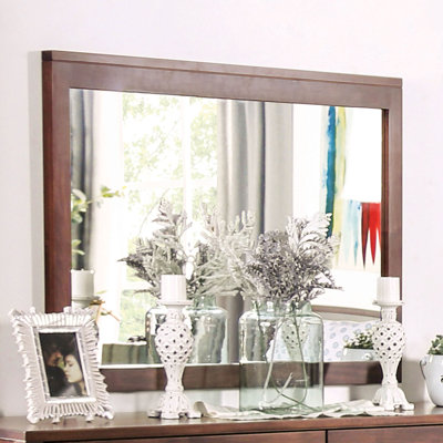 Ranae Wood Flat Mirror