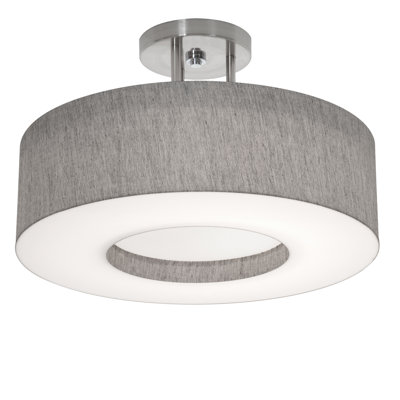 Montclair 1-Light 15" Semi Flush Mount