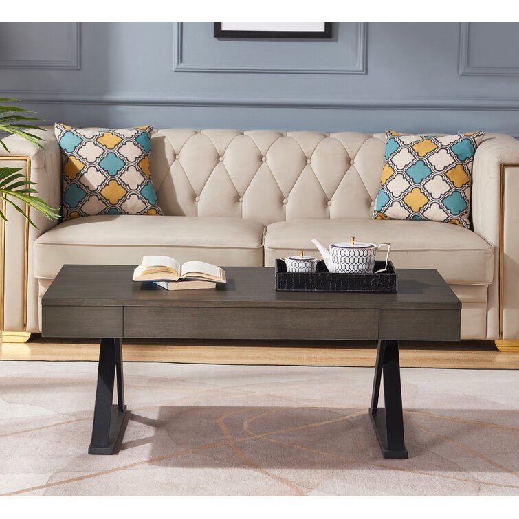 Miki Sled Coffee Table with Storage