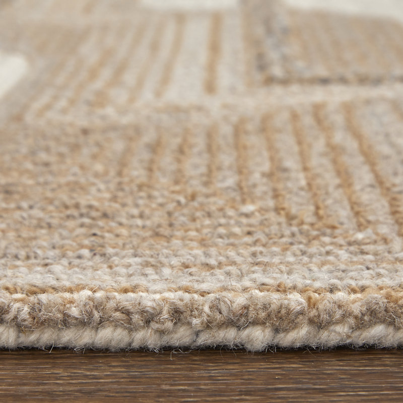 Jennae Performance Wool Abstract Indoor Rug, Rectangle 3'6" x 5'6"