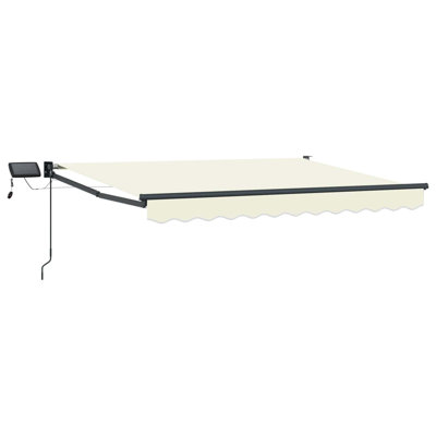 VidaXL Polyester Cover Retractable Patio Awning