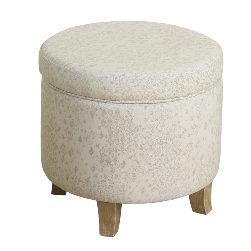 Asha Mid 19" Round Storage Ottoman