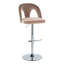 Tabourets de bar réglables Caden avec repose-pieds arrondi en T-113645512-113645514