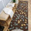 Tapis floral brun / bleu Arroya-22249185