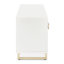 Palm Gate Media Cabinet - Cloud White