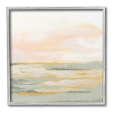«Pastel Clouds Landscape Single Photo Frame» par June Erica Vess sur toile
