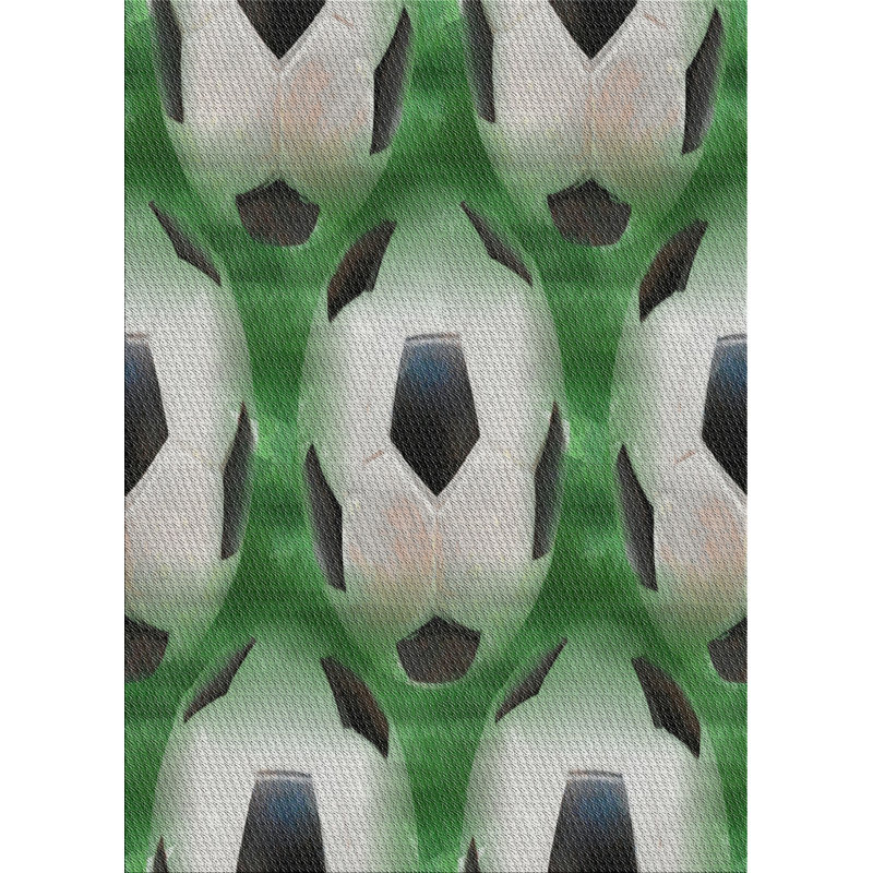 Tapis de la zone verte en laine touffeté à la main Cordle