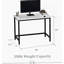 Bureau en métal Edenbrook, 40, blanc