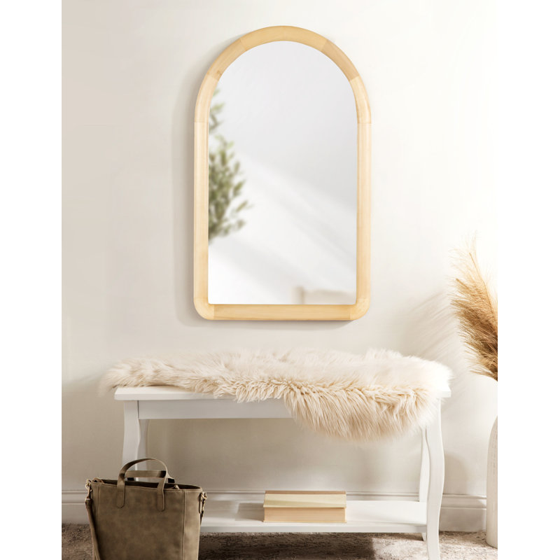 Miroir mural de salle de bain Breece, Naturel