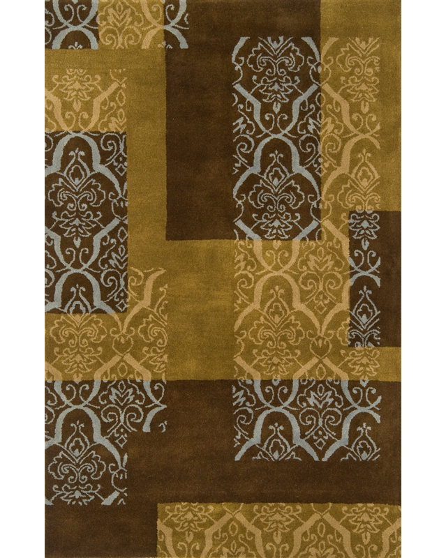 Tapis brun Conti, 8 pi x 11 pi