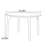 Simple and spacious round dining table-111681613