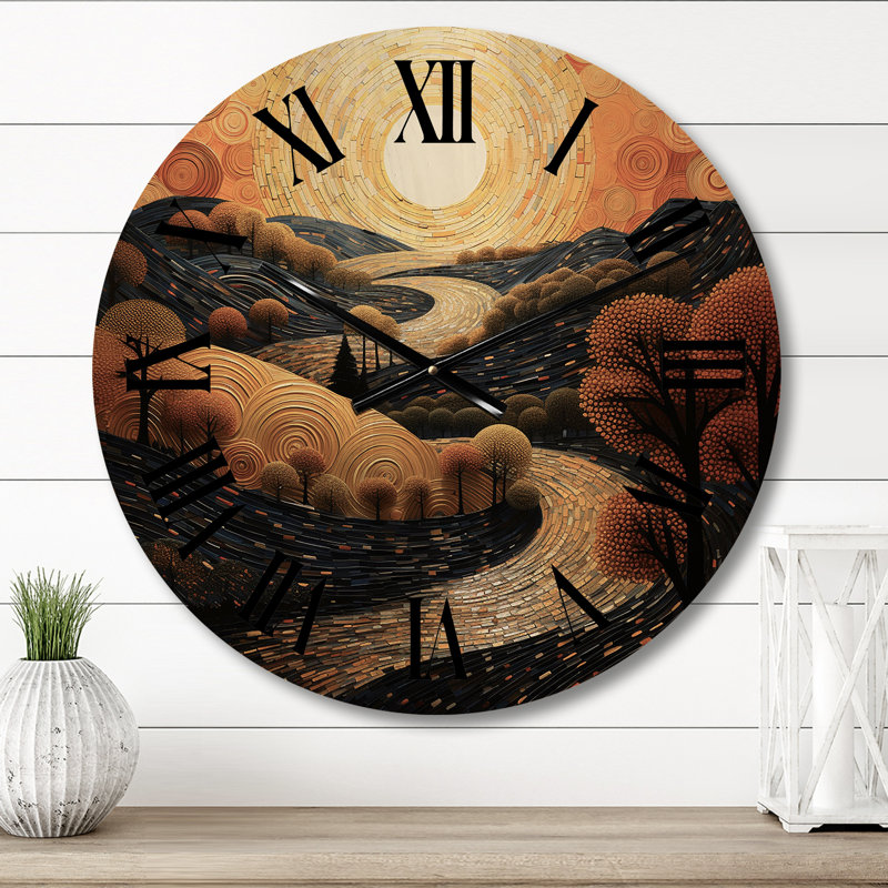 Horloge murale Canyon, Moyenne