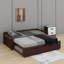 Lit de jour extensible simple avec lit gigogne-609118677