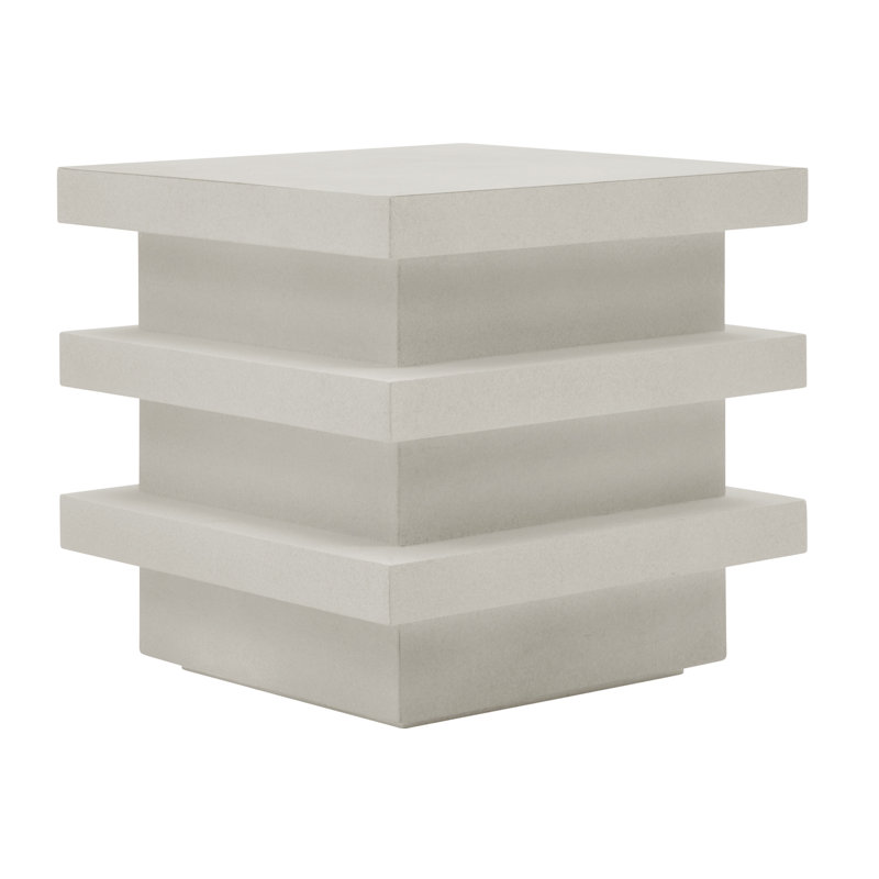 Provenance Signature Outdoor Square Coffee Table, 18" x 18" x 15"