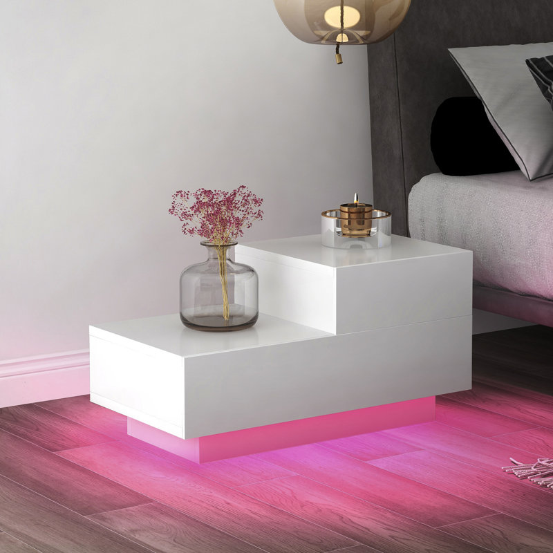 Scharf 58cm W Particle Board / Chipboard Bedside Table
