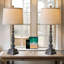Ensemble de lampes de table de style Mid-Century 27,25 po avec port USB