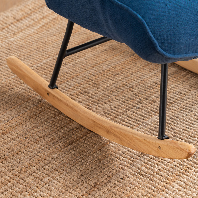 Chaise berçante Sakhi, Bleu marine