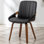 Chaise de bureau à domicile - Fauteuil de bureau rembourré en similicuir avec dossier, Fauteuil de direction ergonomique avec support lombaire