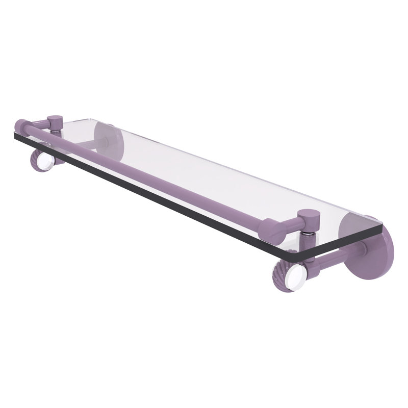 Tablette flottante Clearview, H 3,75 po x l 22 po x P 5,65 po, Lavande