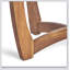 Table d'appoint d'extérieur ronde en bois d'acacia, 27,5 pouces, durable et rustique pour patio et jardin-650536047
