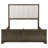 Harbington Dark Cocoa Upholstered Queen Panel Bed