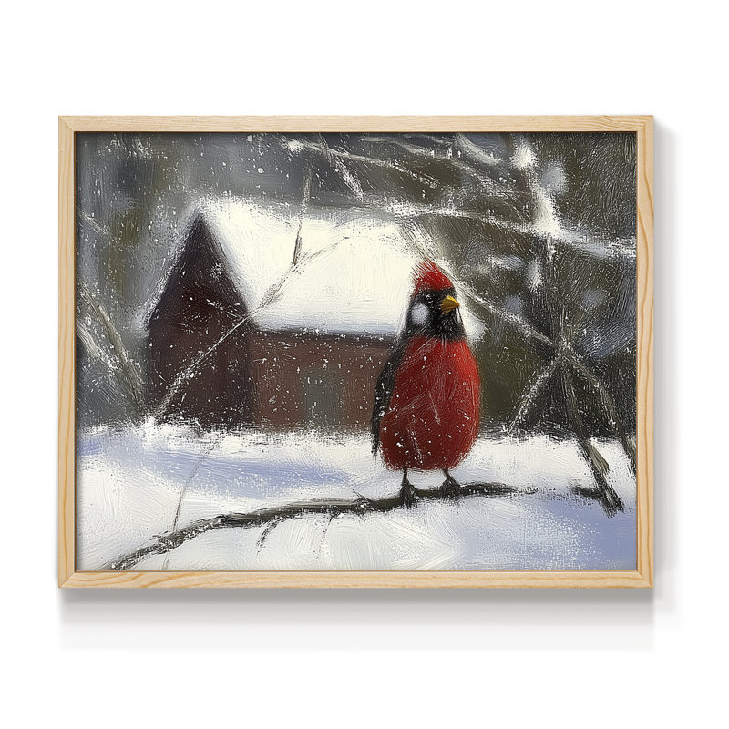 Chirstmas Art-CCI -Framed Print - Restickable, Naturel, H 11 po x l 14 po