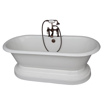 Baignoire de trempage piédestal 61 "x 31" Columbus