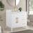 Chambery 36" Single Sink Bathroom Vanity with Engineered Marble Top-94426586-94564314