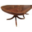 Custom Fit Classics Oval Mahogany Wood Dining Table