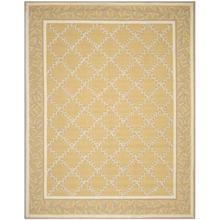 Jonsson Hand Hooked Wool Pile Geometric Rug