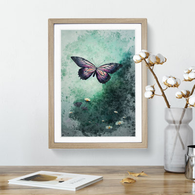Butterfly in Watercolour No.3 - Wall Art