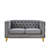 Combination Sofa (3+2) - Grey Velvet