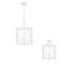 Anna 3 - Light Dimmable Lantern Square / Rectangle Chandelier