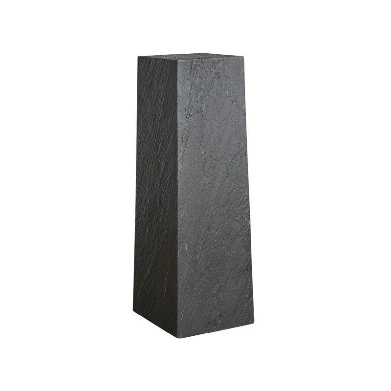 Modern Stone End Table, 36" H x 12" W x 12" D