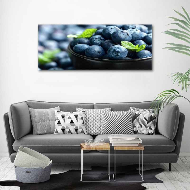 Blueberries - No Frame Print on Canvas