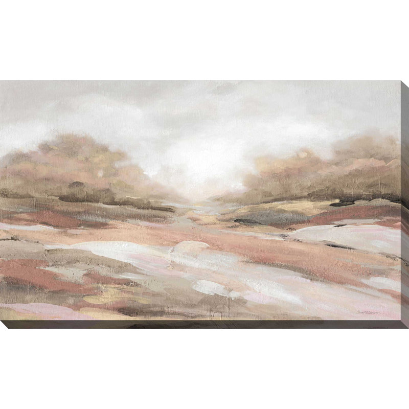 Painted Hills - Peinture, Toile tendue, H 18 po x l 30 po x P 1 po