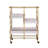 Serving Cart with 3 Adjustable Trays-1481652707