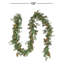 The Holiday Aisle® 9 ft Pre-Lit North Conway Garland with Glittery Cones and Eucalyptus