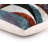 Handmade Geometric Velvet Throw Pillow – 16X16 Inch – Triangle Pattern